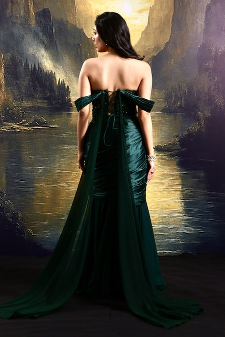 Rashika Sharma Embroidered Corset & Skirt Set 