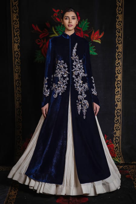 Rohit Bal Floral Vine Embroidered Jacket 