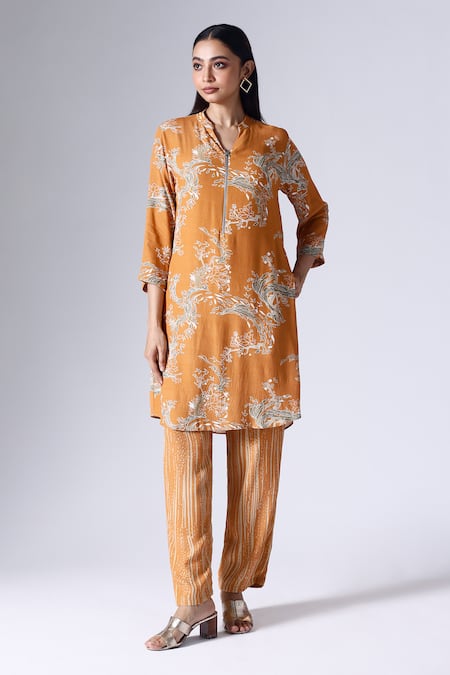 KLAD Printed Kurta & Pant Set 