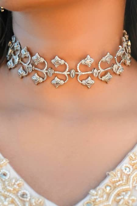 Shazé Alba Mughal Carved Choker 