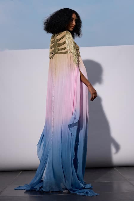 Akhl Hand Dyed Ombre Kaftan 