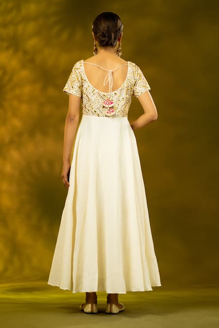 Shivani Sabharwal Gota Embroidered Anarkali Set 