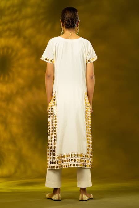 Shivani Sabharwal Gota Work Kurta Pant Set 