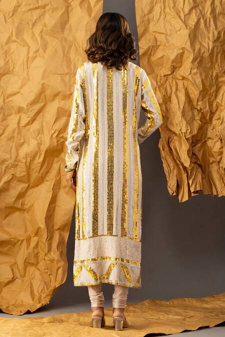 Shivani Sabharwal Sequin Embroidered Kurta Set 