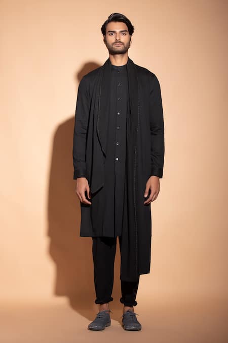 studio error Draped Neckline Kurta 