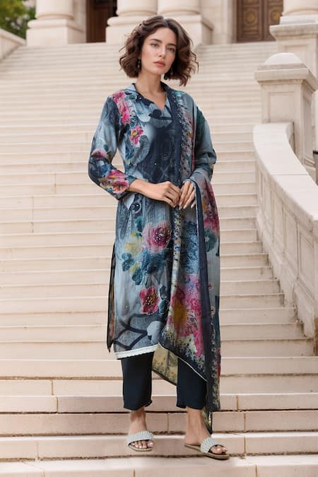 Samyukta Singhania Blossom Print Kurta Set 