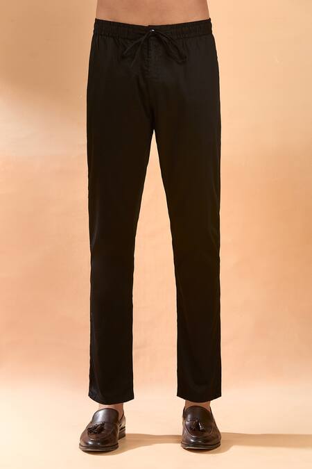 Buy Spring Break Black Silk, Cotton Satin Abstract Geometric Print Bundi And Kurta Set Buy_Spring Break_Black Silk, Cotton Satin Abstract Geometric Print Bundi And Kurta Set