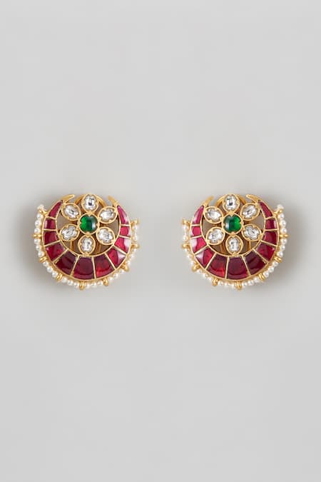Karisa Designs Floret Kundan Work Studs 