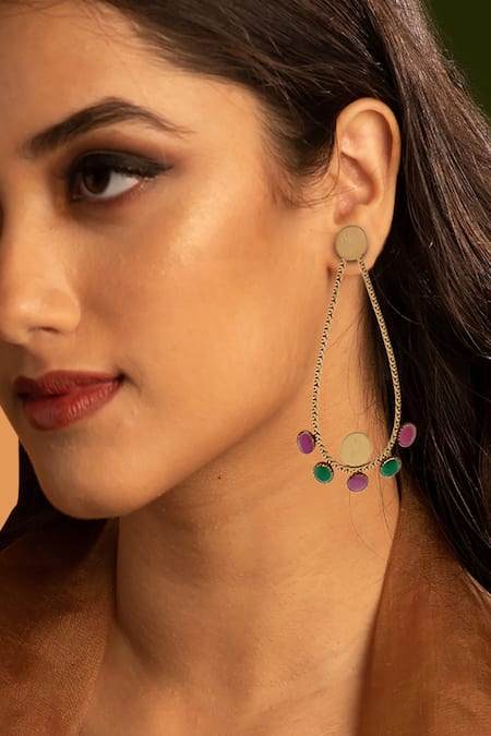 SUHANI PITTIE Teardrop Crystal Earrings 