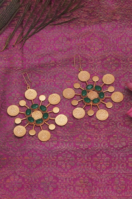 SUHANI PITTIE Kasu Coin Embellished Earrings 