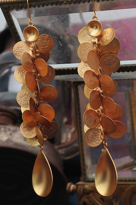 SUHANI PITTIE Kasu Coin Drop Earrings 