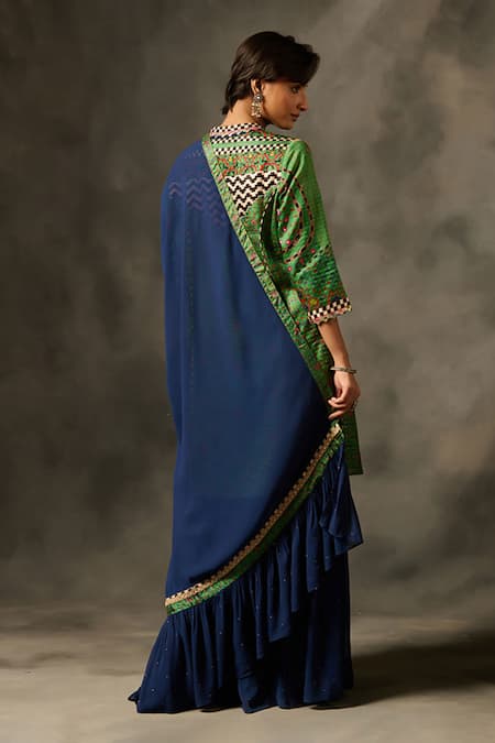 Saundh Tisya Printed Kurta Sharara Set