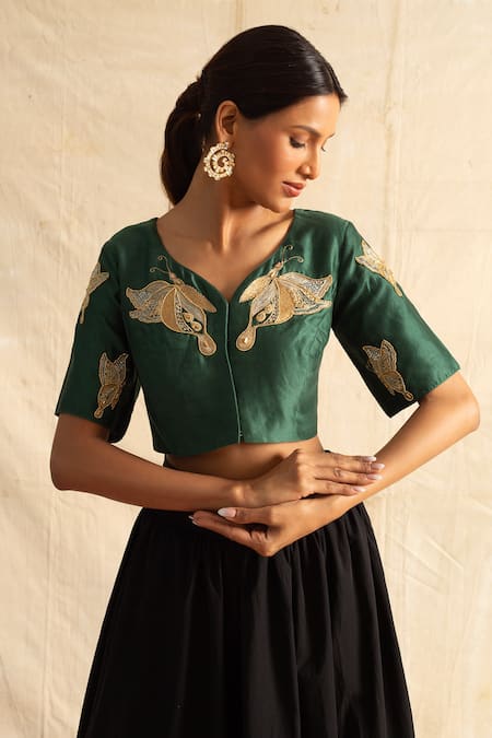 Neitri Tivoli Embroidered Saree Blouse 