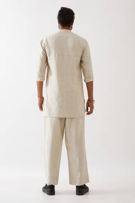 Son Of A Noble Snob Finn Short Kurta & Trouser Set 