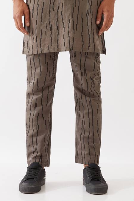 Buy Son Of A Noble Snob Grey Cotton, Linen Luis Rain Printed Kurta Set Online at Aza Fashions Buy_Son Of A Noble Snob_Grey Cotton, Linen Luis Rain Printed Kurta Set _Online_at_Aza_Fashions