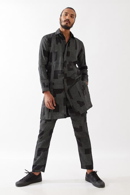 Son Of A Noble Snob Jounah Blocks Printed Kurta With Pant 