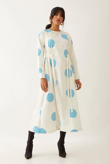 Son of A Noble Snob Amore Spot Print Dress 