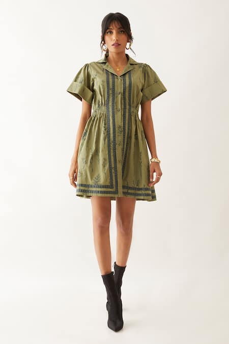 Son of A Noble Snob Hope Botanica Print Dress 