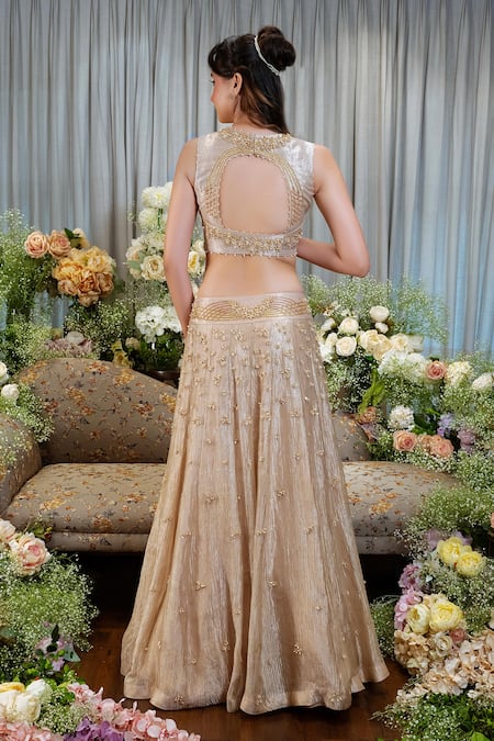 Sozenkari Hand Embroidered Lehenga Set 