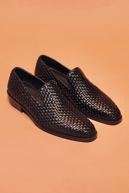 Dmodot Cubano Tesso Nero Loafers 