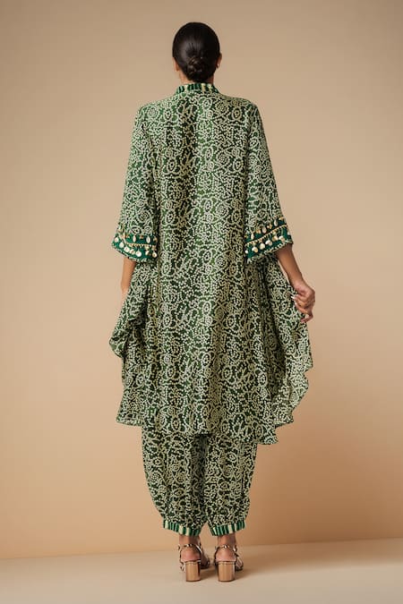 Gulabo By Abu Sandeep Printed Asymmetric Kurta 