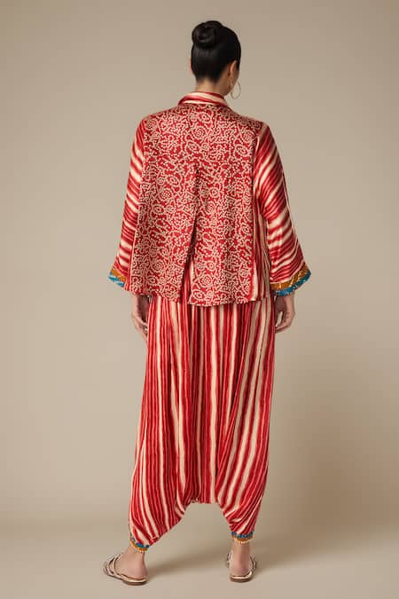 Gulabo By Abu Sandeep Back Slit Printed Shirt 