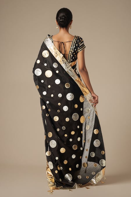 Gulabo By Abu Sandeep Circle Gota Work Saree 