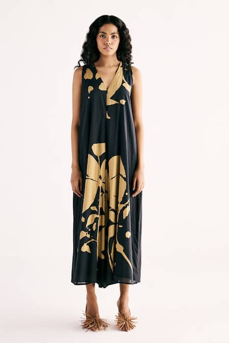 Kharakapas Treasure Island Print Jumpsuit 