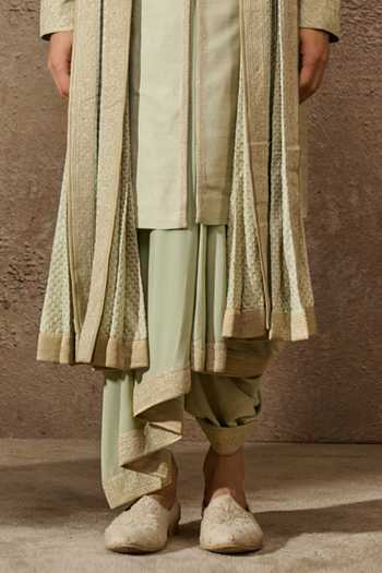 Buy Tarun Tahiliani Green Georgette, Tussar Embroidery, Diamonds Paisley Dori Kurta Dhoti Set Online at Aza Fashions Buy_Tarun Tahiliani_Green Georgette, Tussar Embroidery, Diamonds Paisley Dori Kurta Dhoti Set _Online_at_Aza_Fashions