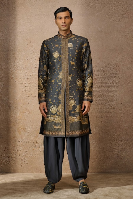 Tarun Tahiliani Pichwai Print Kurta Set 