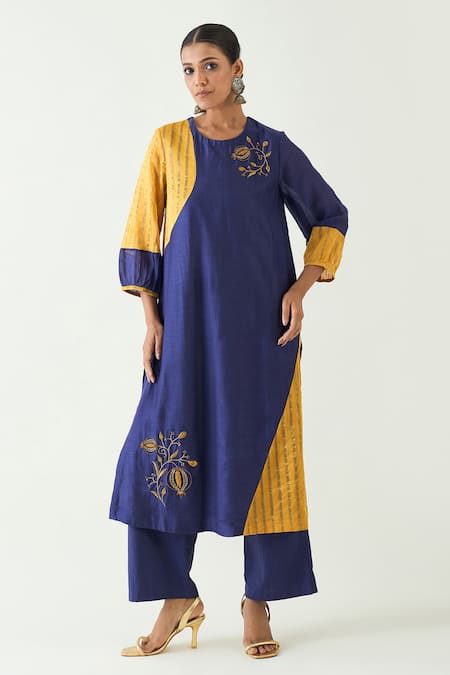 Shivani Bhargava Mohini Hand Embroidered Anaar Kurta 