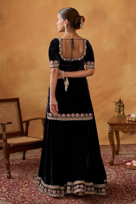 Bhawna Sethi Sultana Zari Embroidered Kurta Sharara Set 