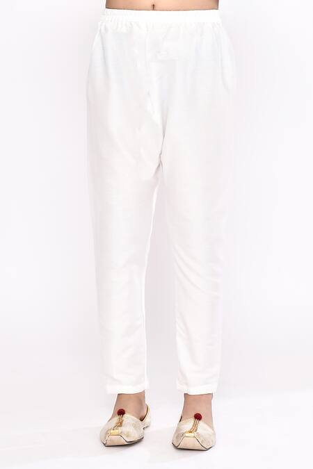 Petite Pomme_Black Silk Embroidery Geometric Threadwork Sherwani With Pyjama _Online_at_Aza_Fashions