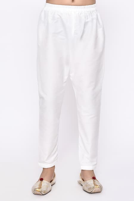 Petite Pomme_Green , Satin Beads Threadwork Shaded Asymmetric Sherwani With Pyjama _Online_at_Aza_Fashions