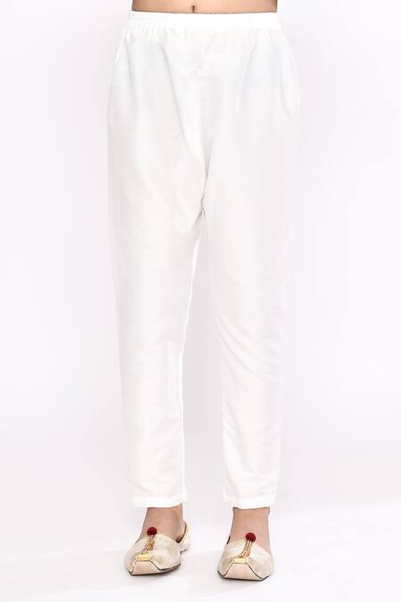 Petite Pomme_Multi Color Rayon, Silk Embroidery Mosaic Pattern Sherwani With Pyjama _Online_at_Aza_Fashions