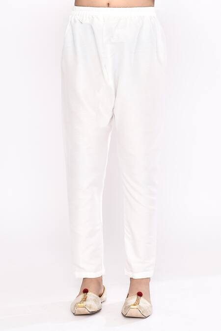 Petite Pomme_Blue Silk Sequins Work Sherwani And Pyjama Set _Online_at_Aza_Fashions