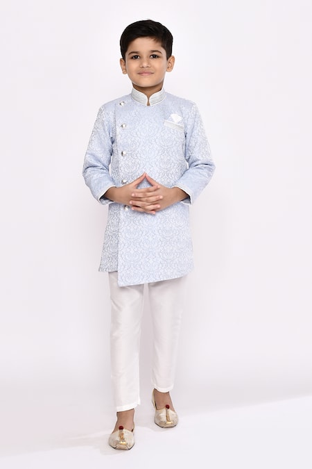 Arihant Rai Sinha Thread Embroidered Sherwani & Pyjama Set 