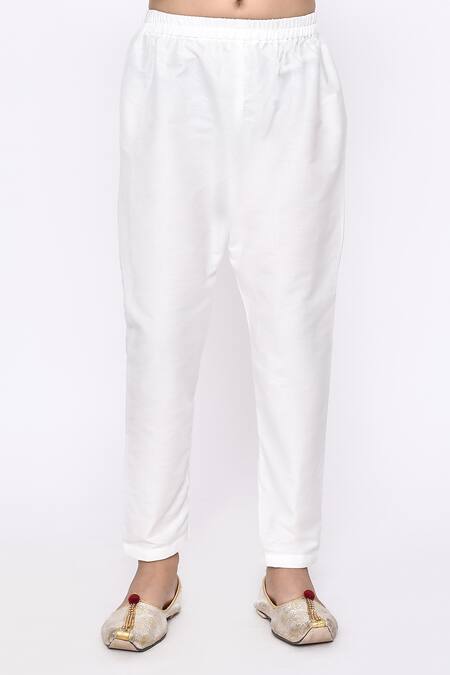 Petite Pomme_Purple Jacquard, Silk Geometric Pattern Sherwani And Pyjama Set _Online_at_Aza_Fashions