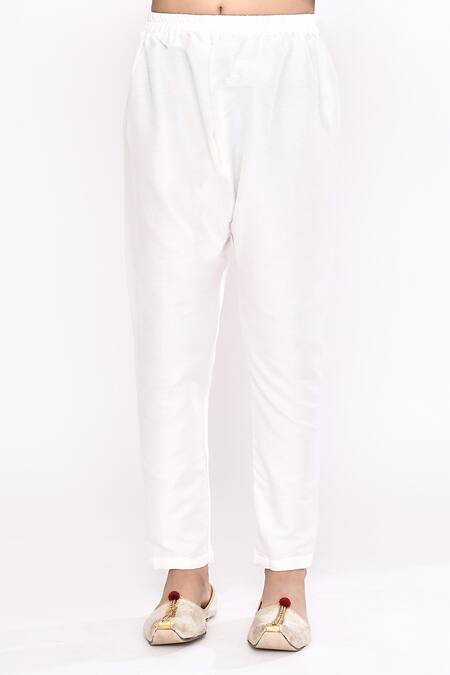 Petite Pomme_Yellow Silk Sequins Embroidered Attached Jacket Sherwani With Pyjama _Online_at_Aza_Fashions