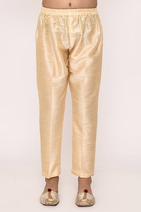 Petite Pomme_Blue Silk Sequins Embroidered Sherwani With Pyjama _Online_at_Aza_Fashions