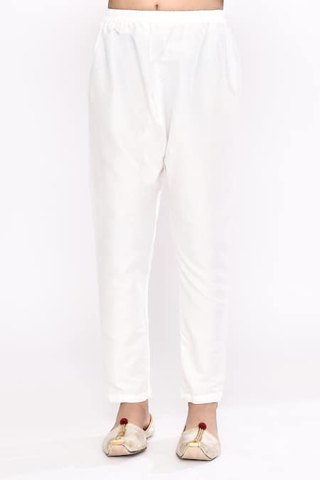 Petite Pomme_Peach Brocade, Silk Sequins, Embroidery Embellished Jacket Sherwani With Pyjama _Online_at_Aza_Fashions