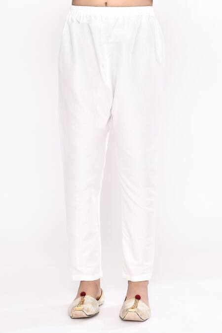 Petite Pomme_Blue Silk, Jacquard Sequins, Embroidery Floral Jacket Sherwani With Pyjama _Online_at_Aza_Fashions