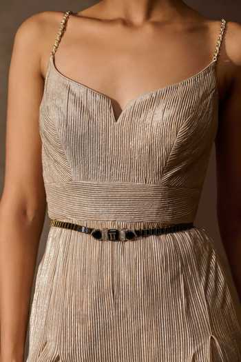 Buy Tarun Tahiliani Black Stone Crystal Embellished Belt Online at Aza Fashions Buy_Tarun Tahiliani_Black Stone Crystal Embellished Belt _Online_at_Aza_Fashions