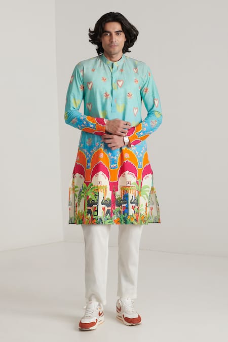 Blushing Couture by shafali Printed Kurta & Pant Set 