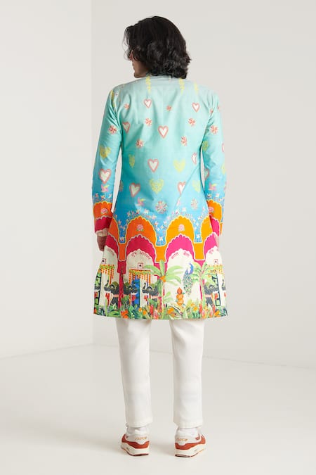 Blushing Couture By Shafali Printed Kurta & Pant Set 