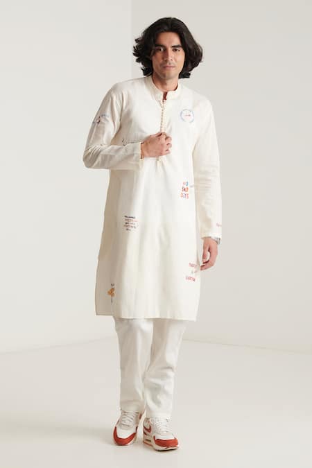 Blushing Couture by shafali Embroidered Kurta & Pant Set 