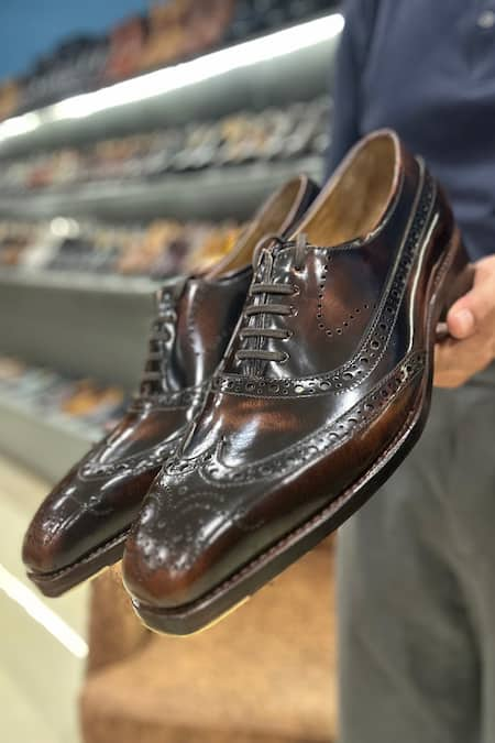 FELLMONGER Goodyear Welted Full Brogue Oxford Shoes 