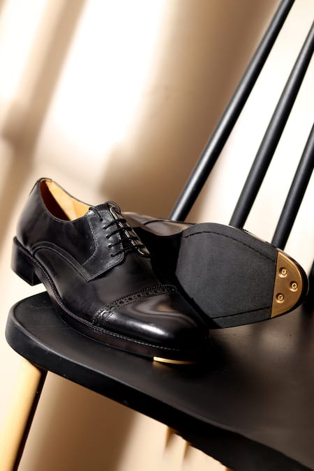 Fellmonger Leather Semi Brogue Captoe Derby 