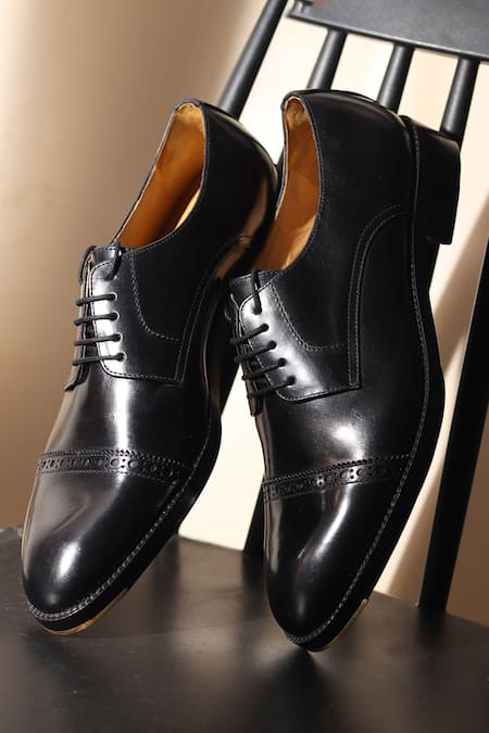 Fellmonger Leather Semi Brogue Captoe Derby 