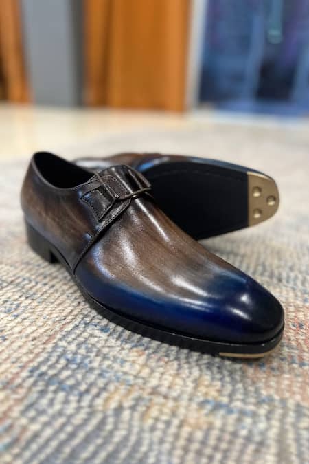 Fellmonger Leather Ombre Derby Shoes 